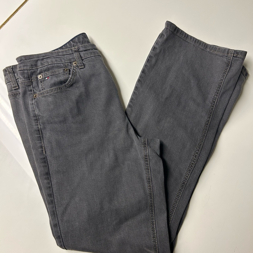 Tommy Hilfiger black bootcut jeans size 12